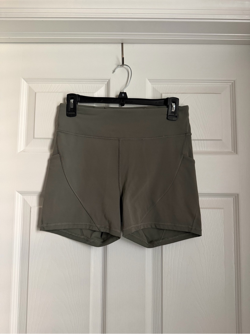 Lululemon Olive Active Shorts
